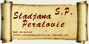 Slađana Peralović vizit kartica
